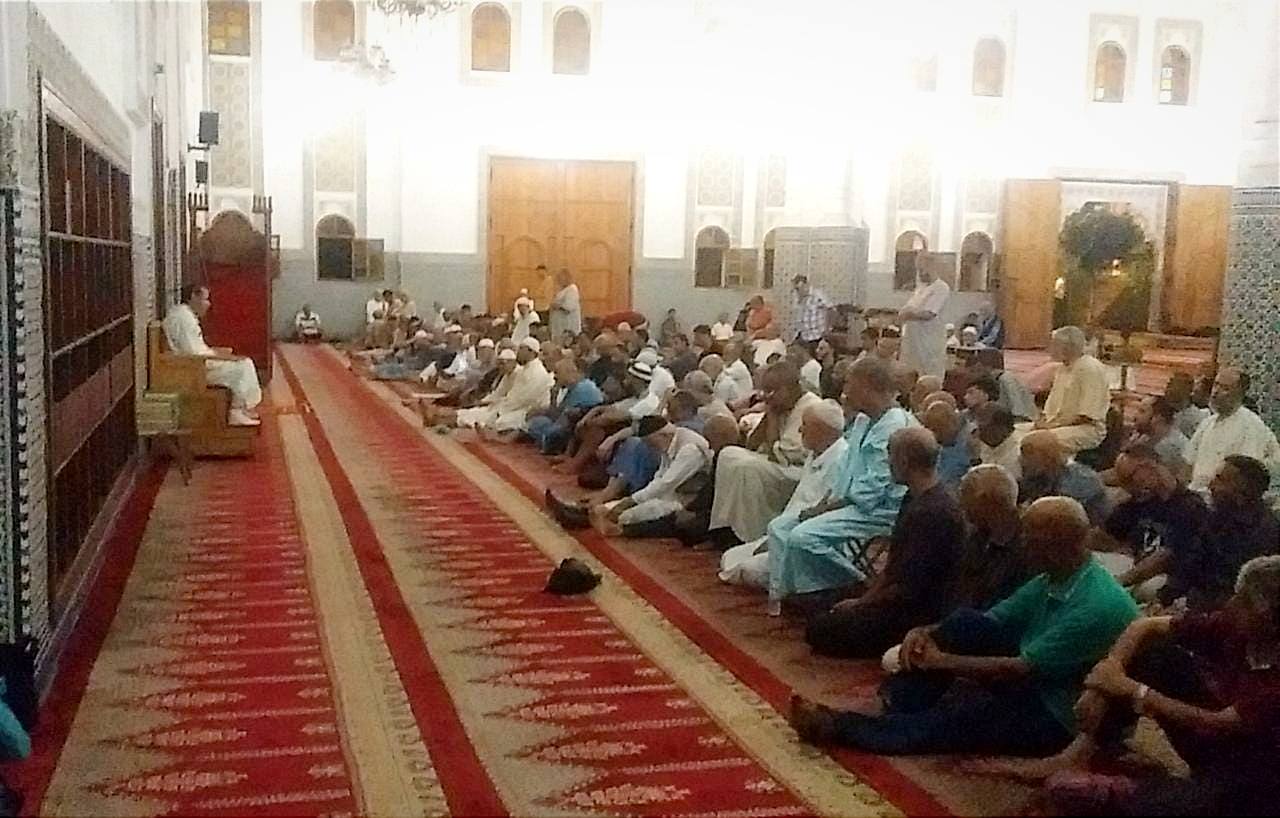 صور من درس علمي بمناسبة ذكرى المولد النبوي بمسجد الإسراء والمعراج، بتاريخ الإثنين 11 ربيع