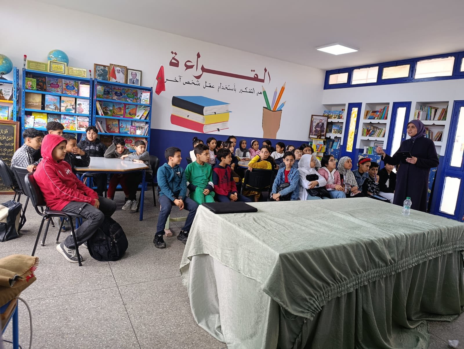 محاضرة تربوية لفائدة تلاميذ المؤسسة التعليمية أبي بكر الصديق، تحت عنوان: "القيم النبوية طريق التميز"