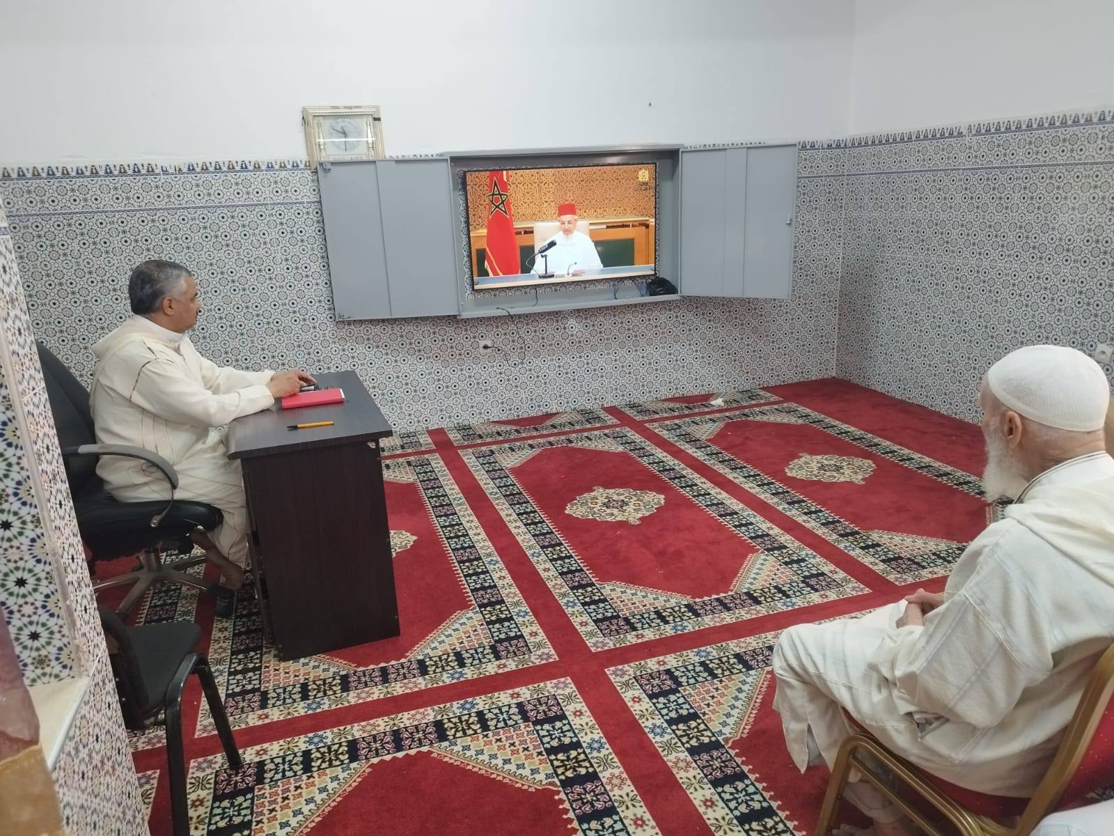 صور توثيقية للقاء الخاص بالاستماع إلى كلمة فضيلة السيد الأمين العام للمجلس العلمي الأعلى ب